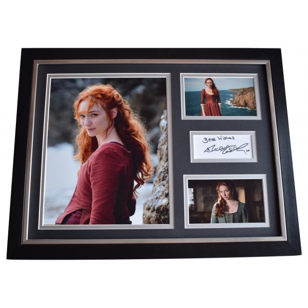 Eleanor Tomlinson Signed Framed Photo Autograph 16x12 display Poldark TV COA Perfect Gift Memorabilia