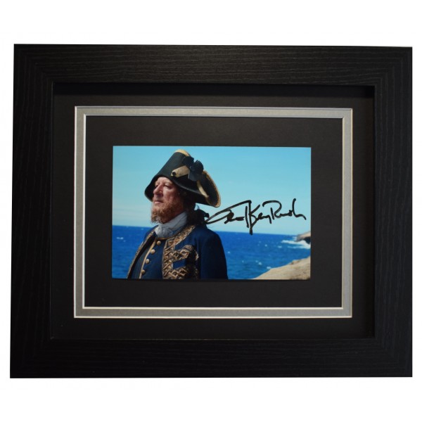 Geoffrey Rush Signed 10x8 Framed Photo Autograph Display Pirates of Caribbean Perfect Gift Memorabilia