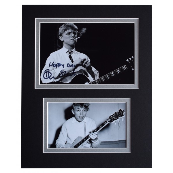 Tommy Steele Signed Autograph 10x8 photo display Music Memorabilia AFTAL COA Perfect Gift Memorabilia