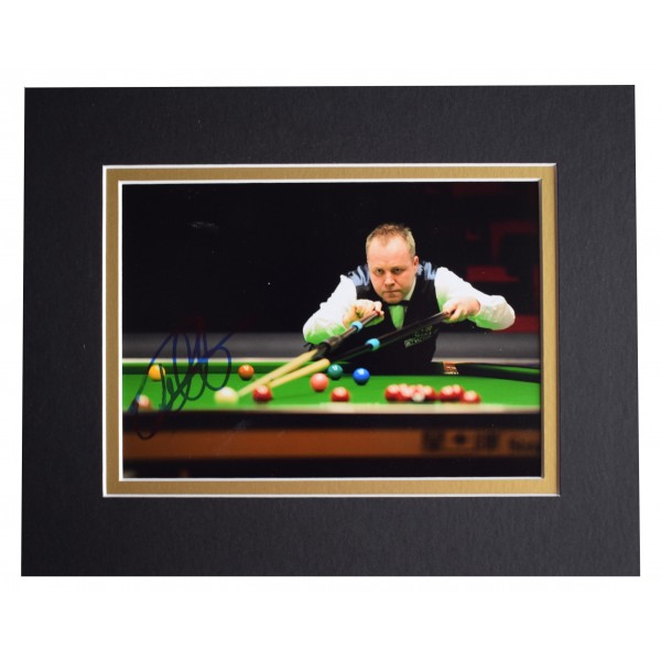 John Higgins Signed Autograph 10x8 photo display Snooker Sport AFTAL COA Perfect Gift Memorabilia	