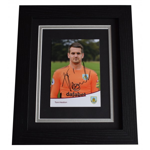 Tom Heaton Signed 10x8 Framed Photo Autograph Display Burnley Football COA Perfect Gift Memorabilia	