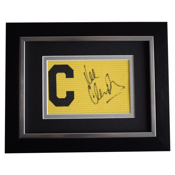 Lee Clarke Signed Framed Captains Armband Autograph Display Newcastle AFTAL COA Perfect Gift Memorabilia	