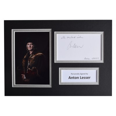 Anton Lesser Signed Autograph A4 photo display Wolf Hall TV AFTAL COA Perfect Gift Memorabilia