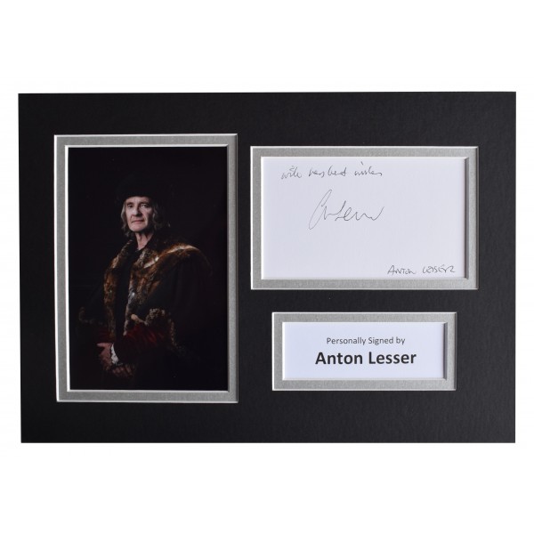Anton Lesser Signed Autograph A4 photo display Wolf Hall TV AFTAL COA Perfect Gift Memorabilia