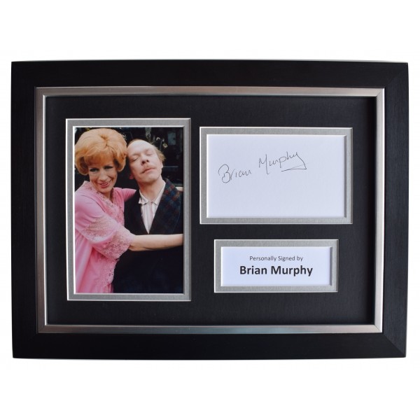 Brian Murphy Signed A4 Framed Autograph Photo Display Man About the House COA Perfect Gift Memorabilia
