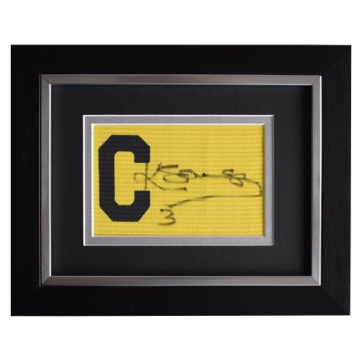 Kenny Sansom Signed Framed Captains Armband Autograph Display Arsenal COA Perfect Gift Memorabilia