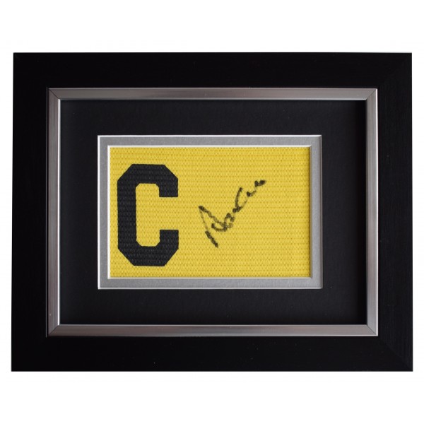 Allan Clarke Signed Framed Captains Armband Autograph Display Leeds COA Perfect Gift Memorabilia