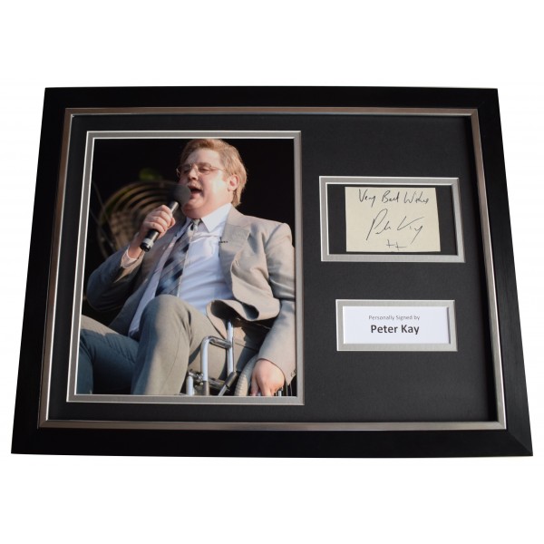 Peter Kay Signed Framed Photo Autograph 16x12 display Car Share TV COA Perfect Gift Memorabilia	