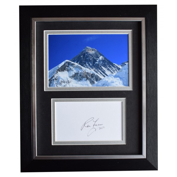 Ranulph Fiennes Signed 10x8 Framed Autograph Photo Display Explorer AFTAL COA  Perfect Gift Memorabilia		