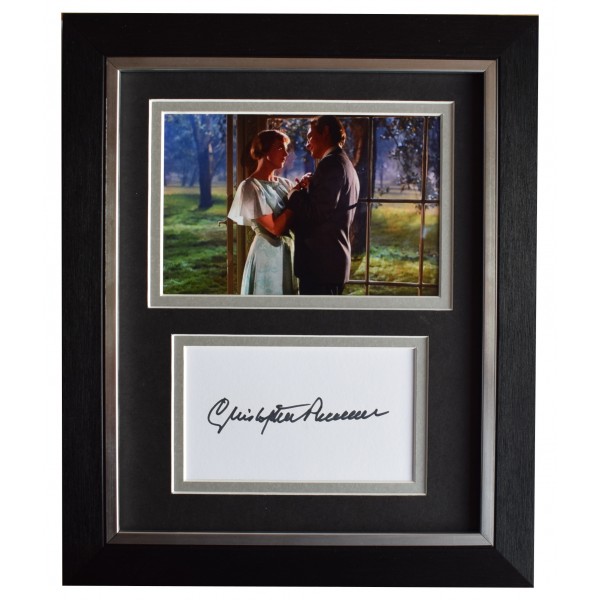 Christopher Plummer Signed 10x8 Framed Autograph Photo Display Sound of Music Perfect Gift Memorabilia