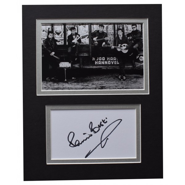Pete Best Signed Autograph 10x8 photo display Beatles Music AFTAL COA Perfect Gift Memorabilia