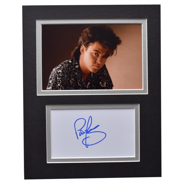 Paul Young Signed Autograph 10x8 photo display Music Memorabilia AFTAL COA Perfect Gift Memorabilia		
