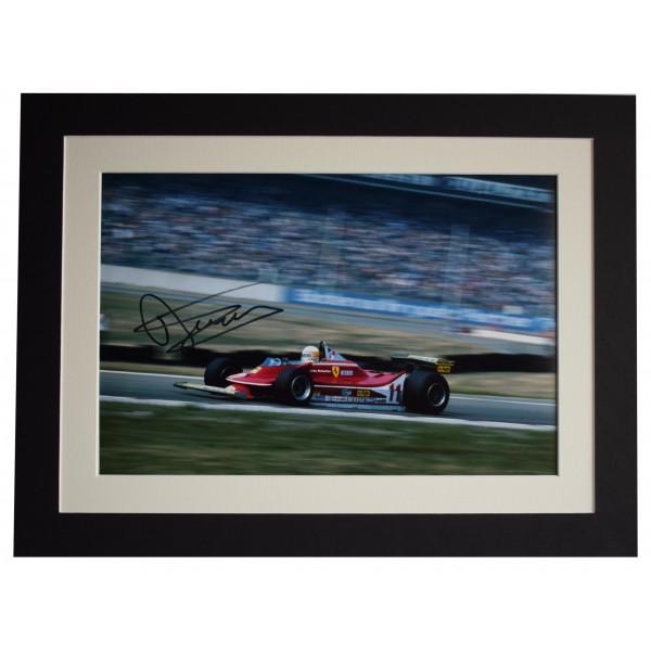 Jody Scheckter Signed autograph 16x12 photo display Formula 1 Sport AFTAL COA Perfect Gift Memorabilia		