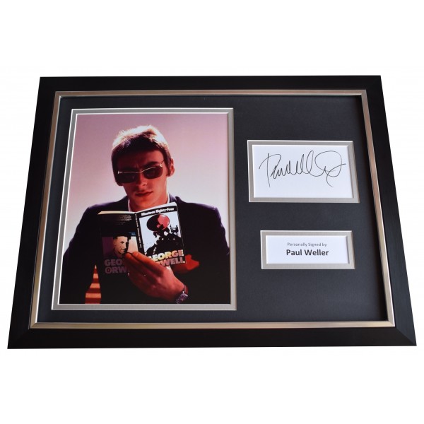  Paul Weller SIGNED FRAMED Photo Autograph 16x12 display The Jam Music COA Perfect Gift Memorabilia