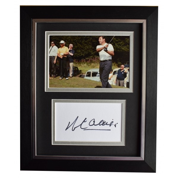 Peter Alliss Signed 10x8 Framed Autograph Photo Display Golf AFTAL COA  Perfect Gift Memorabilia