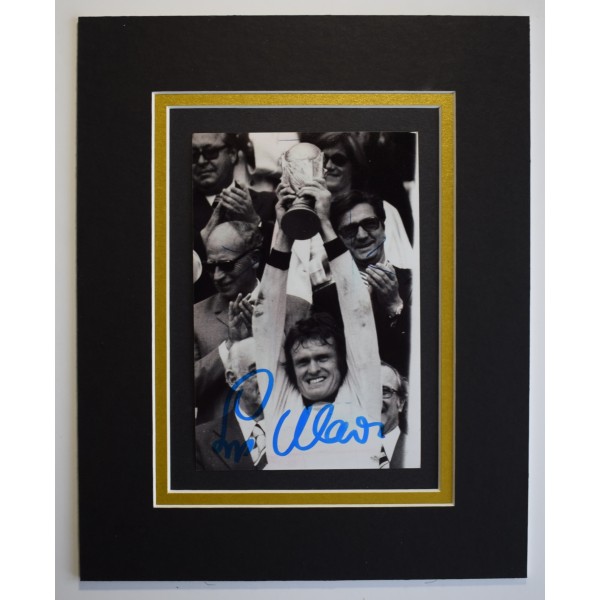 Sepp Maier Signed Autograph 10x8 photo display Germany World Cup 1974 AFTAL COA