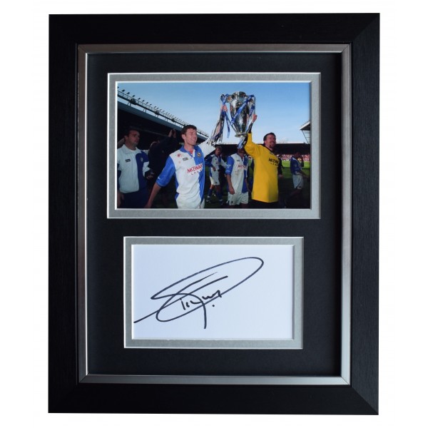 Tim Flowers Signed 10x8 Framed Autograph Photo Display Blackburn Rovers COA