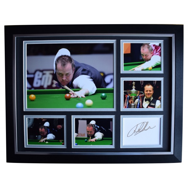 John Higgins Signed Autograph 16x12 framed photo display Snooker Sport COA Perfect Gift Memorabilia