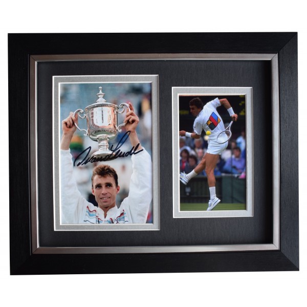 Ivan Lendl Signed 10x8 Framed Autograph Photo Display Tennis Sport COA