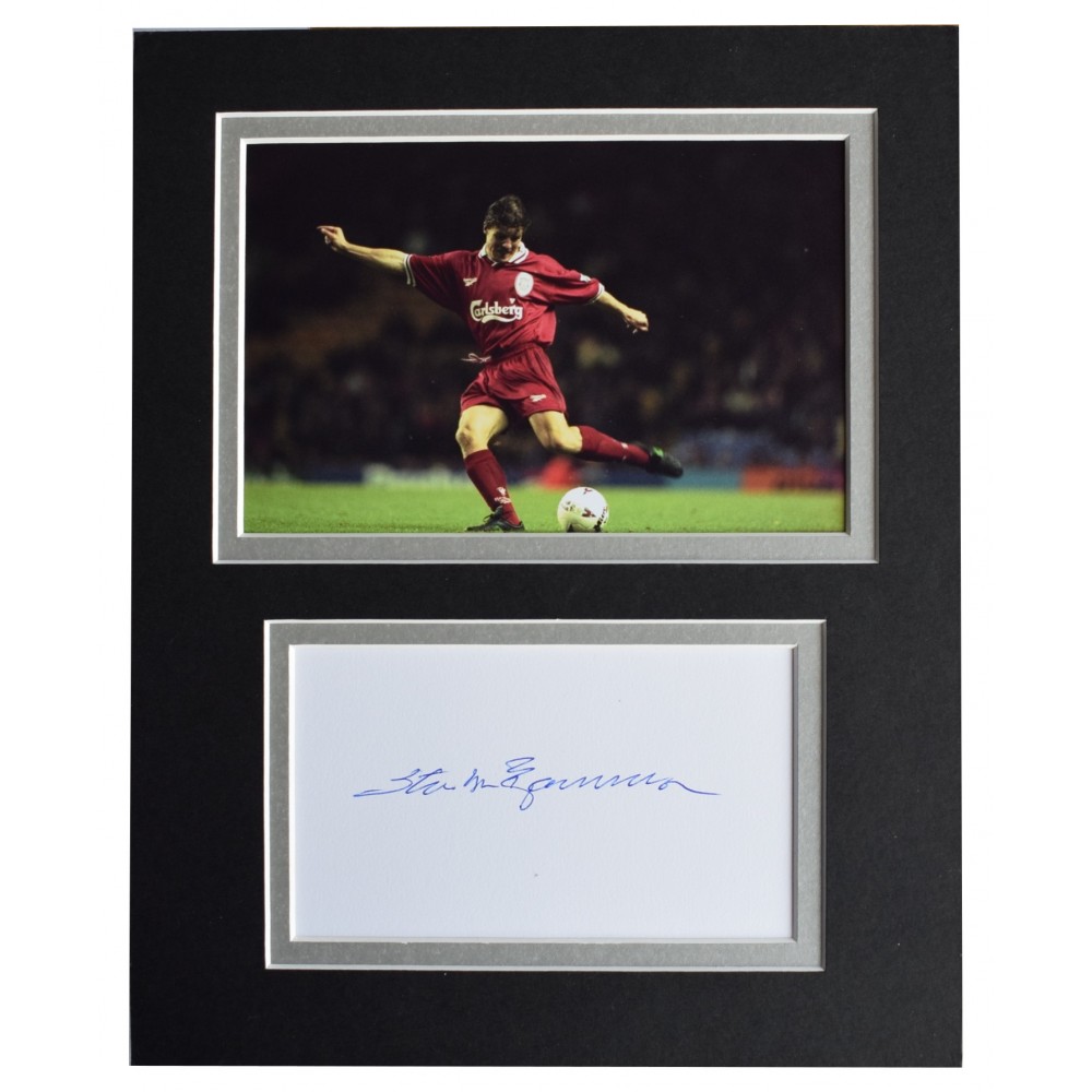Stig Inge Bjørnebye Signed Autograph 10x8 photo display Liverpool ...