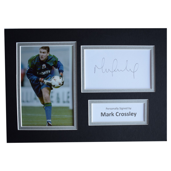 Mark Crossley Signed Autograph A4 photo display Notts Forest AFTAL COA Perfect Gift Memorabilia