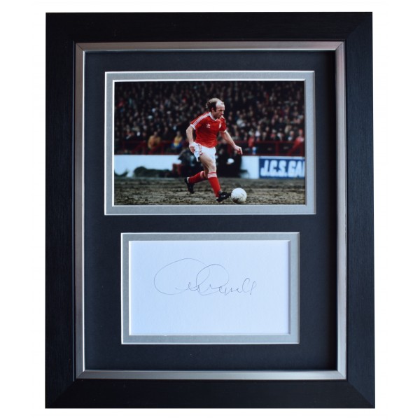 Archie Gemmill Signed 10x8 Framed Autograph Photo Display Notts Forest AFTAL COA Perfect Gift Memorabilia