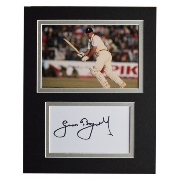 Geoff Boycott Signed Autograph 10x8 photo display England Cricket Sport COA Perfect Gift Memorabilia		