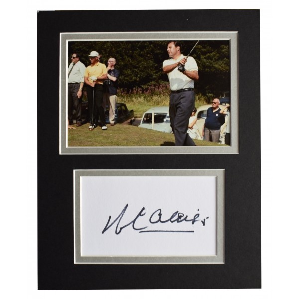 Peter Alliss Signed Autograph 10x8 photo display Golf Sport AFTAL COA Perfect Gift Memorabilia