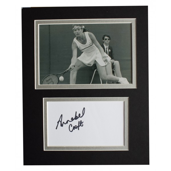 Annabel Croft Signed Autograph 10x8 photo display Tennis Sport AFTAL COA Perfect Gift Memorabilia