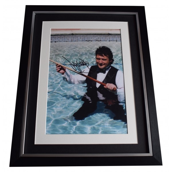 James Jimmy White Signed Autograph 16x12 framed photo display Snooker AFTAL COA Perfect Gift Memorabilia			