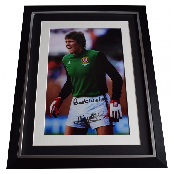 Nigel Spink Signed Autograph 16x12 framed photo display Aston Villa Football COA Perfect Gift Memorabilia	