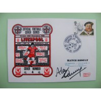 ALAN KENNEDY SIGNED AUTOGRAPH FIRST DAY COVER FDC LIVERPOOL V DUNDALK 82/83 COA     PERFECT GIFT