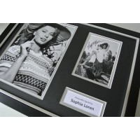 Sophia Loren SIGNED FRAMED Photo Autograph 16x12 display & Hollywood Film TV COA Perfect Gift