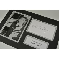 Alan Taylor Signed Autograph A4 photo mount display West Ham United AFTAL COA SPORT Memorabilia PERFECT GIFT 