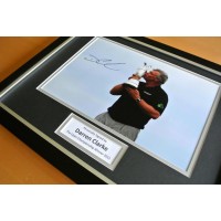 DARREN CLARKE Signed FRAMED Photo Autograph 16x12 Display Golf Open 2011 & COA           PERFECT GIFT