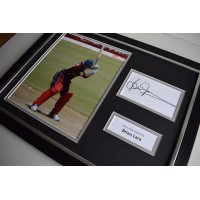 Brian Lara SIGNED FRAMED Photo Autograph 16x12 display West Indies Cricket AFTAL & COA Memorabilia PERFECT GIFT 