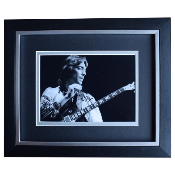 Steve Hackett SIGNED 10x8 FRAMED Photo Autograph Display Genesis Music  AFTAL  COA Memorabilia PERFECT GIFT