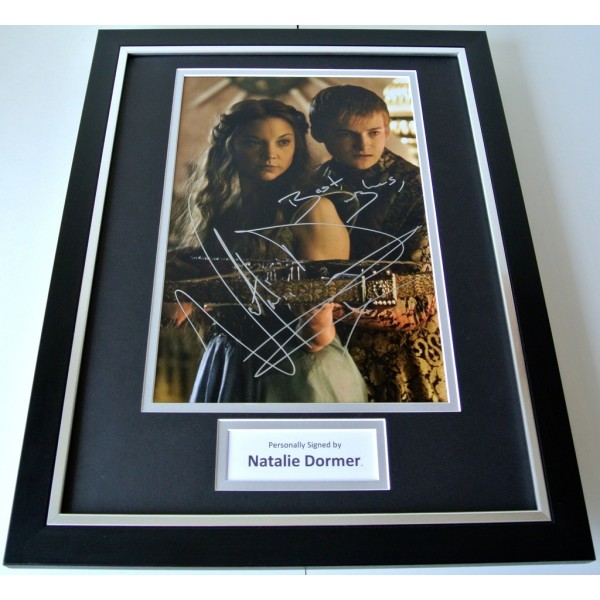 Natalie Dormer SIGNED FRAMED Photo Autograph 16x12 display Game of Thrones COA 
