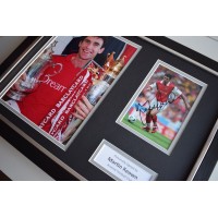 Martin Keown SIGNED FRAMED Photo Autograph 16x12 display Arsenal   Memorabilia  AFTAL & COA perfect gift