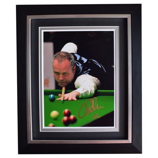 John Higgins SIGNED 10x8 FRAMED Photo Autograph Display Snooker Sport  AFTAL  COA Memorabilia PERFECT GIFT
