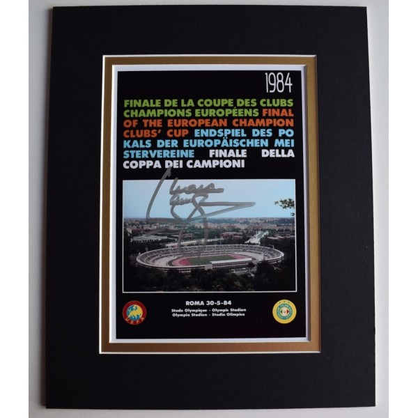 Mark Lawrenson Signed Autograph 10x8 photo display Liverpool Football   Memorabilia  AFTAL & COA perfect gift
