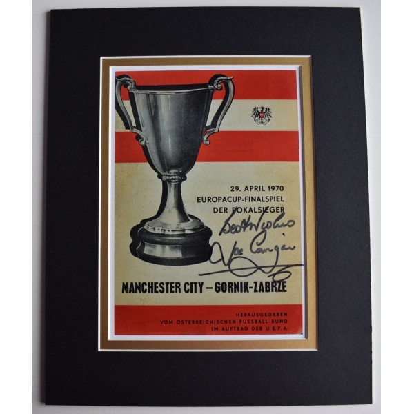 Joe Corrigan Signed Autograph 10x8 photo display Manchester City Football  Memorabilia  AFTAL & COA perfect gift