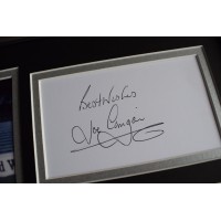 Joe Corrigan Signed A4 FRAMED photo Autograph display Manchester City COA & AFTAL Memorabilia   perfect gift