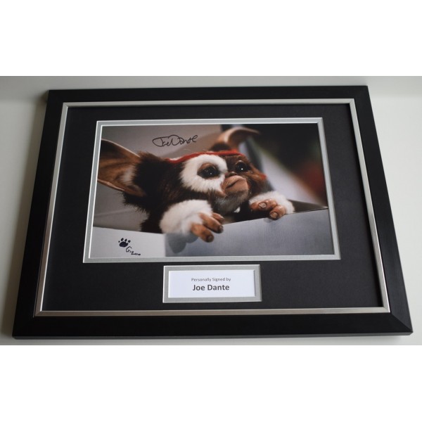 Joe Dante SIGNED FRAMED Photo Autograph 16x12 display Gremlins Film  AFTAL & COA Memorabilia PERFECT GIFT