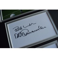 Mike Summerbee Signed Autograph A4 photo display Manchester City Football Memorabilia  AFTAL & COA perfect gift