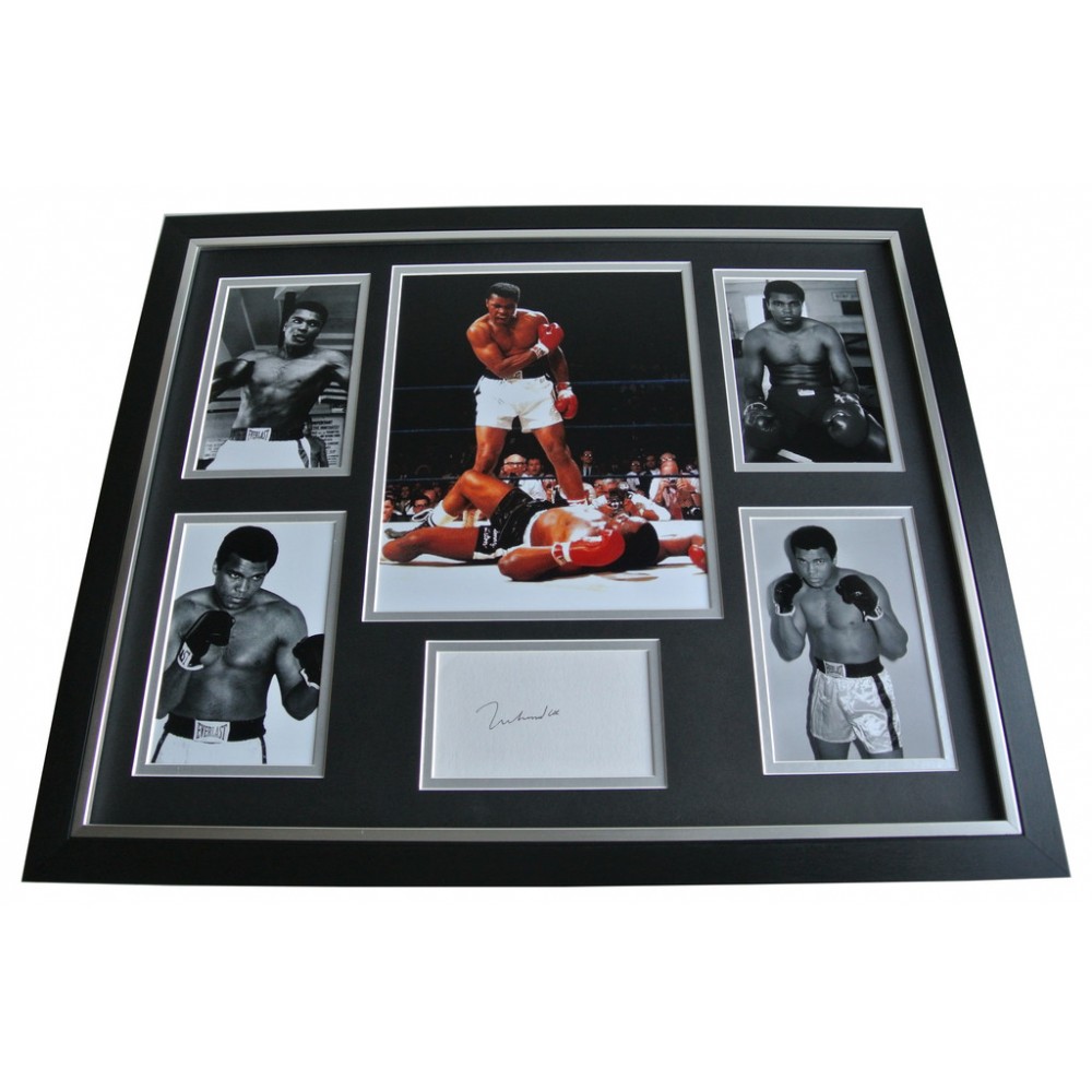 Muhammad Ali Signed Photo Display Birthday Gift ? 