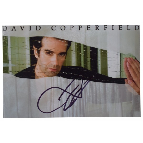 David Copperfield SIGNED 6x4 Photo Autograph Magic TV    AFTAL  COA Memorabilia PERFECT GIFT