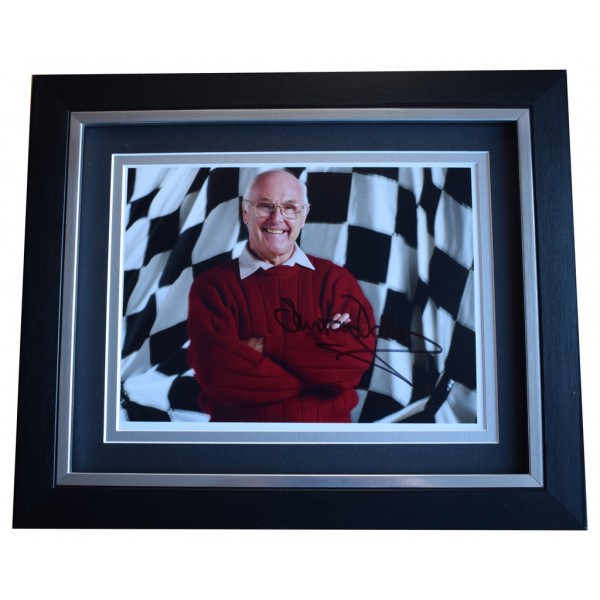 Murray Walker SIGNED 10x8 FRAMED Photo Autograph Display Formula 1 Sport  AFTAL  COA Memorabilia PERFECT GIFT