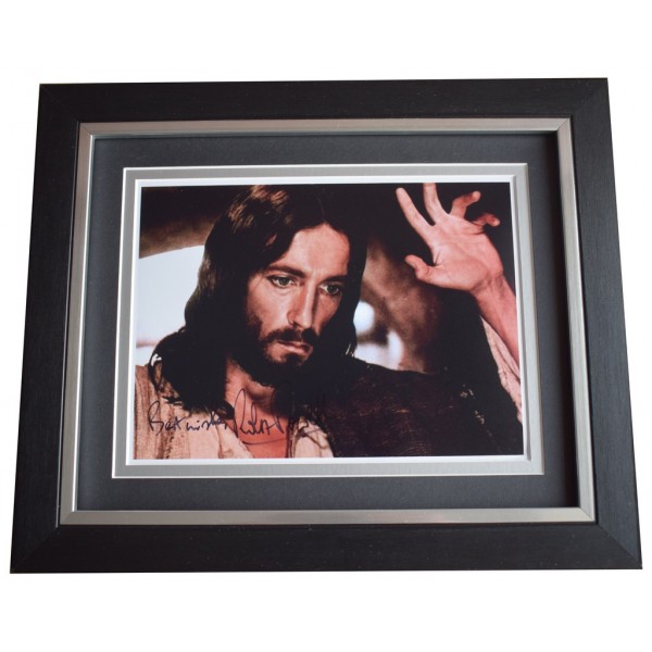 Robert Powell SIGNED 10x8 FRAMED Photo Autograph Display Jesus of Nazareth TV  AFTAL  COA Memorabilia PERFECT GIFT