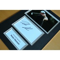 Peter Hanson SIGNED autograph A4 Photo Mount Display Golf Memorabilia & COA AFTAL Memorabilia PERFECT GIFT 